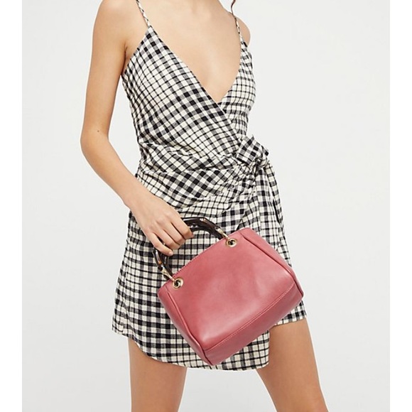 Free People Dresses & Skirts - 🖤NWT Free People Nodia Check Wrap Minidress